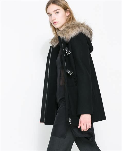 zara duffle coat.